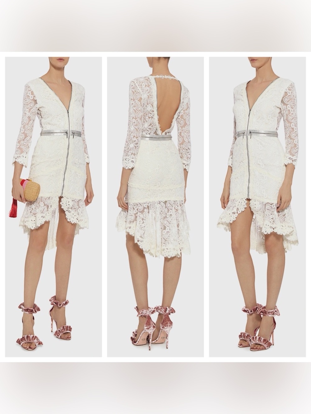 Alexis Parisa Dress White Eden Lace - Picture 2 of 16